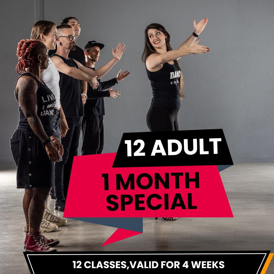 First Month's Special - Adults 12 Classes